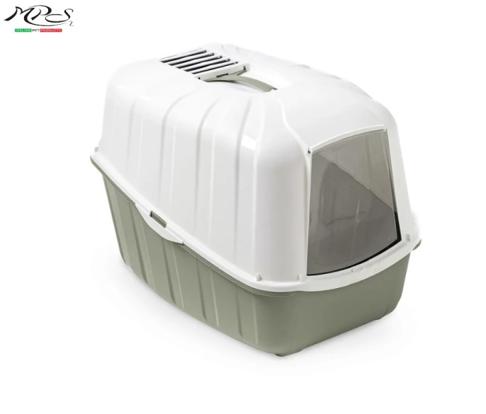 Закрытый туалет для кошек KOMODA пудровый (54x39x40h см)