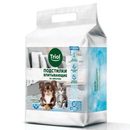 Подстилки для собак впитывающие на липучках TRIOL