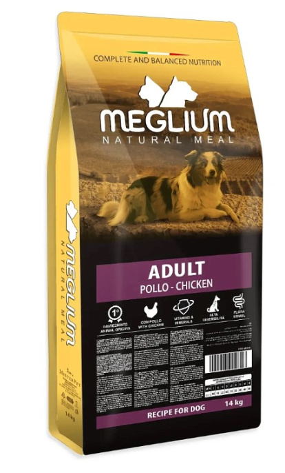 Сухой корм для собак Meglium Dog Adult Chicken (курица) (14 кг)