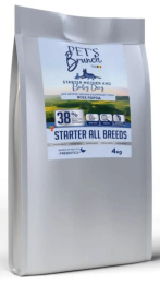 Сухой корм для щенков, щенных и кормящих собак Pet's Brunch Starter Mother & Babydog (телятина)