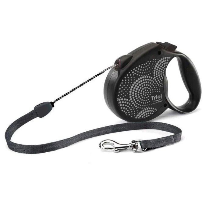 Поводок-рулетка Flexi Life Bubbles (трос) (M, 20кг/5м)