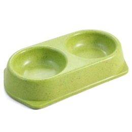 Миска из бамбука двойная TRIOL