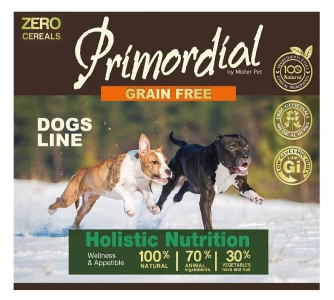 Сухой корм для собак Primordial Dog Adult (тунец, ягненок) (2 кг)