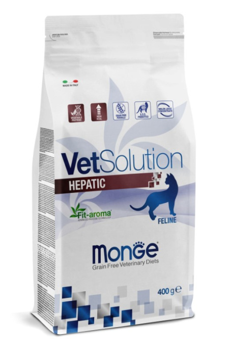 Сухой корм для кошек Monge VetSolution Hepatic Cat (400 гр.)