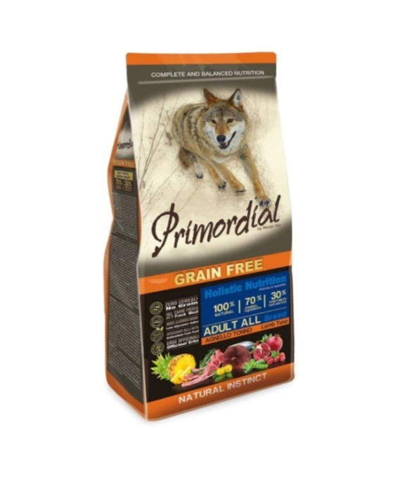 Сухой корм для собак Primordial Dog Adult (тунец, ягненок) (2 кг)