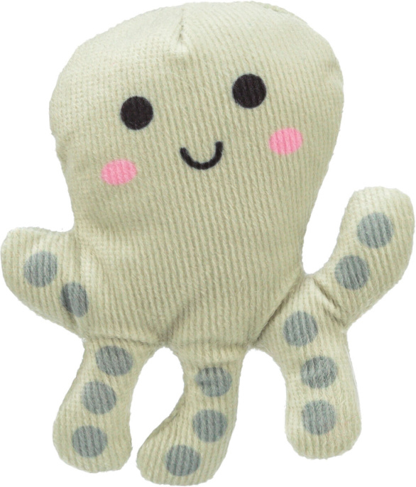 TRIXIE Игрушка для кошек Осьминог, 10 см