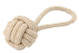 Игрушка для собак Mr.Kranch Мяч из каната, на кольцевом шнуре