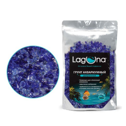 Грунт для аквариума акриловый Laguna 400 г синий/голубой (73904018)