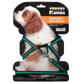 Комплект шлейка и поводок для щенка Gamma Мегаполис (28-34х8.5 см/1х130 см)