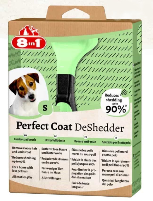 Дешеддер для собак 8in1 Perfect Coat DeShedder Dog (S, мелкие породы)