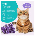 Наполнитель растительный комкующийся тофу Cat's choice (лаванда) (6 л (2,5 кг))