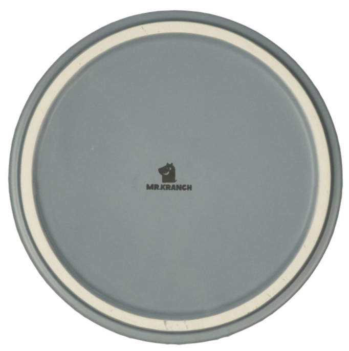 Миска Mr.Kranch Bamboo керамическая синяя на бамбуковой подставке (860 мл.)