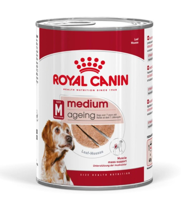 Влажный корм для собак Royal Canin Medium Ageing (в паштете) (410 гр.)