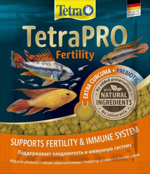 Корм для декоративных рыб TetraPRO Fertility для поддержания репродуктивных функций (12 гр.)