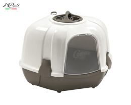 Закрытый угловой туалет для кошек CORNER