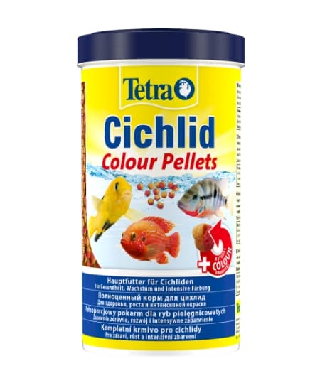 Корм для всех видов цихлид Tetra Cichlid Colour Pellets