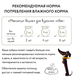 Пауч Мнямс томленый ягненок в соусе для собак "Максимум вкуса"