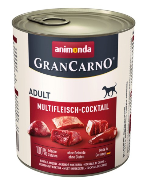 Консервы для собак Animonda Gran Carno Fleisch Adult (мультимясной коктель) (400 гр.)