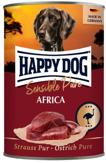 Консервы для собак Happy Dog Sensible Pure Africa Adult Dog (страус) (400 гр)