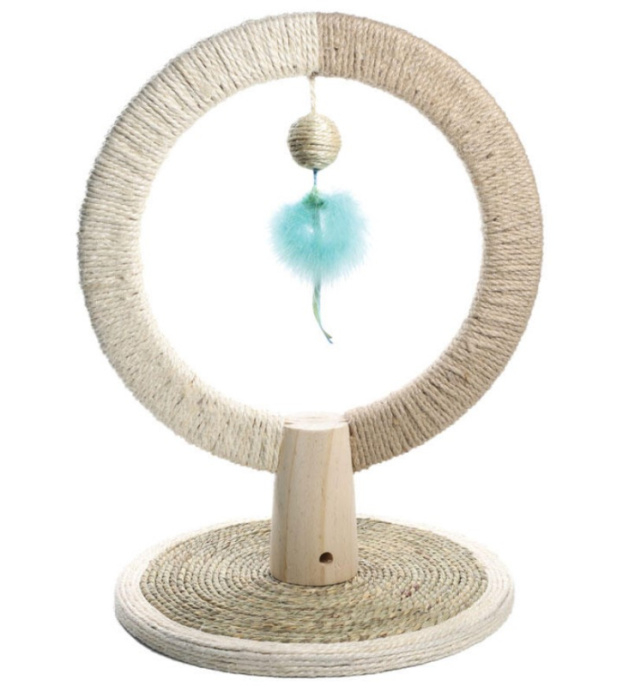 Triol Когтеточка  из сизаля "Кольцо", серия NATURAL (350х350х495 мм)