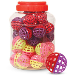 Игрушка для кошек "Мяч-погремушка" ассорти