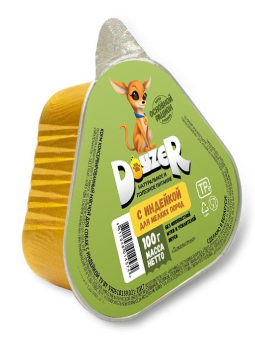 Консервы для собак мелких пород DOYZER Mini Adult Dog (индейка) (100 гр)