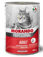 Консервы для кошек Morando Professional Adult Cat кусочки в соусе (говядина) (405 гр)