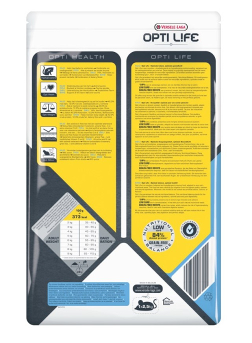 Сухой корм для кошек Opti Life Cat Adult Sterilised/Light (курица) (2,5 кг)