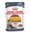 Влажный корм для кошек Royal Canin Hair & Skin Care (в желе) (85 гр*28 шт)