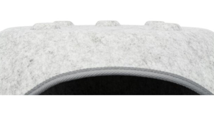 TRIXIE Домик для кошек и собак Luna (светло-серый) (58 х 39 х 54 см)