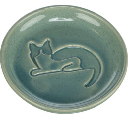 Миска для кошек Trixie с рисунком (синяя)