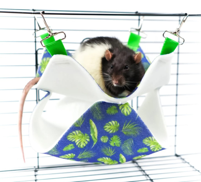 Гамак подвесной для грызунов и хорьков Bambini Pets Двухуровневый