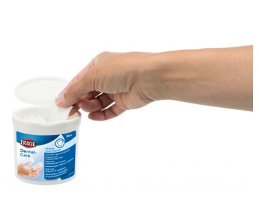 Салфетки-напальчники для ухода за зубами "TRIXIE" 50 шт. (29393)