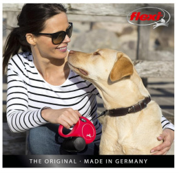 Поводок-рулетка Flexi NEW CLASSIC черный (лента)