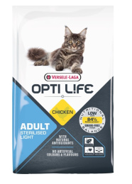 Сухой корм для кошек Opti Life Cat Adult Sterilised/Light (курица)