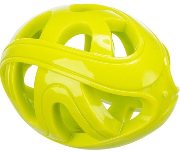 Игрушка для собак Trixie Мяч для регби (лайм) (11 см)