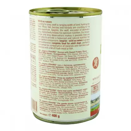 Консервы для собак Isegrim PRAIRIE Goose (гусь, батат)
