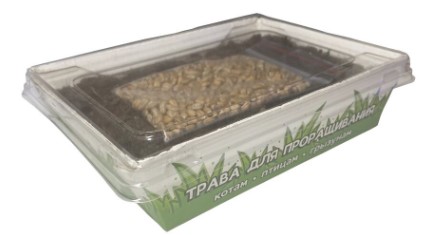Bunny Трава для проращивания с грунтом для котов, грызунов и птиц (30 гр)