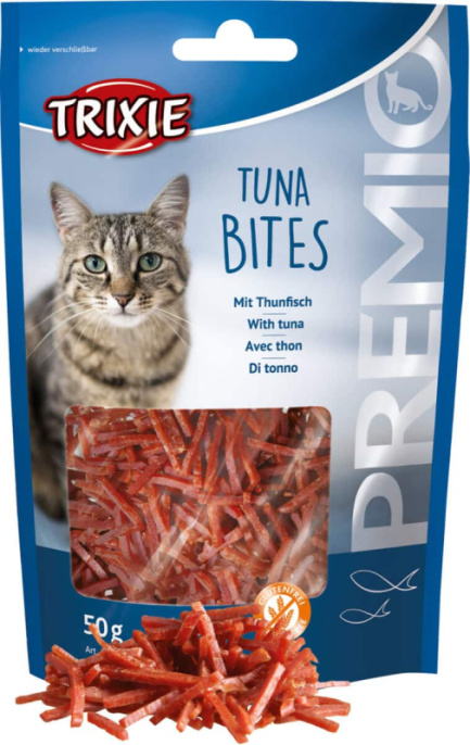 Лакомство для кошек Соломка из тунца TRIXIE PREMIO (50 гр.)