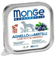 Паштет для собак Monge Natural Monoprotein Dog Adult (ягненок, черника) (150 гр.)