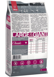 Сухой корм для собак Blitz Classic Large & Giant Breeds Adult Dog