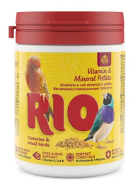 Витаминно-минеральные гранулы для канареек, экзотов и других мелких птиц RIO
