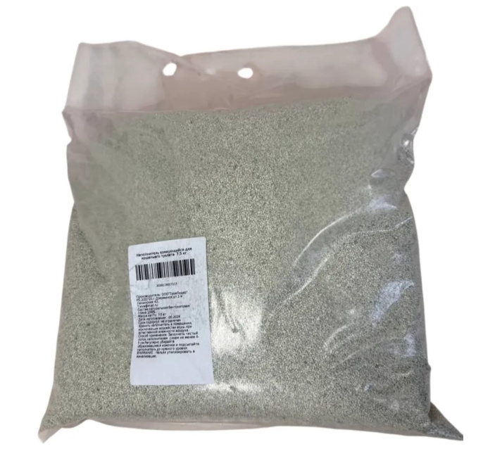 Наполнитель бентонитовый комкующийся Мягкие Лапки Premium  (10 кг)