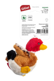 Игрушка для собак GiGwi Plush Friendz Утка с пищалкой