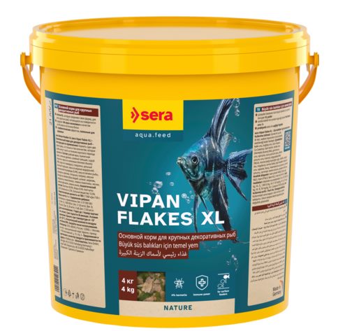 Корм хлопья крупные для всех рыб SERA Vipan (21 л (4 кг))