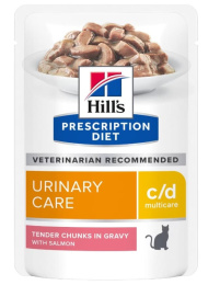 Влажный корм для кошек Hill's Prescription Diet c/d Multicare (лосось)