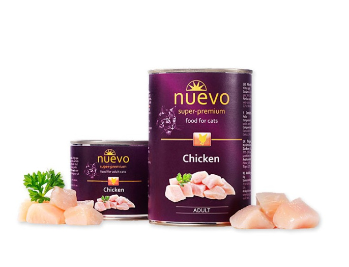 Консервы для кошек NUEVO Cat Chicken (курица) (400 гр.)