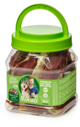 Molina Лакомство для собак всех пород и щенков Кроличьи ушки с утиной пастой