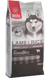 Сухой корм для собак Blitz Sensitive Adult Dog All Breeds (ягненок, рис)