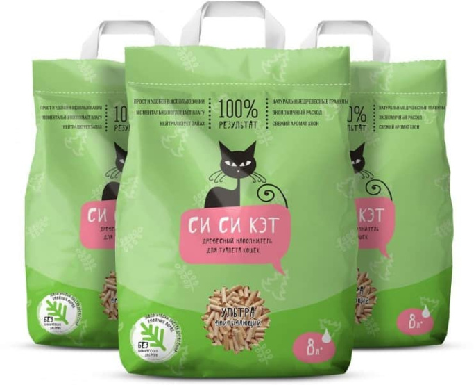 Древесный наполнитель СиСиКэт (16 л (6 кг))